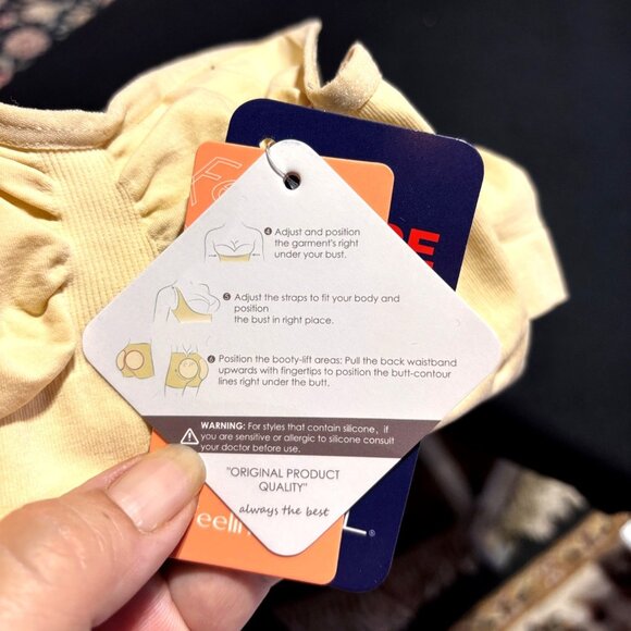 Seamless Beige Body Shaper Fajas Colombianas With Adj Straps & Butt Lifting Desi - Picture 6 of 8